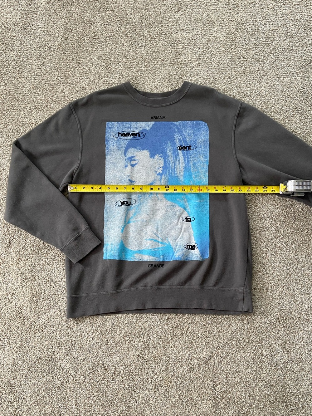 Ariana Grande Heaven Sent You to Me Crewneck NWOT - Picture 9 of 10